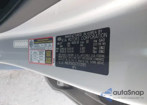 2018 Kia Soul + z USA, uszkodzony, nr VIN KNDJP3A53J7572085